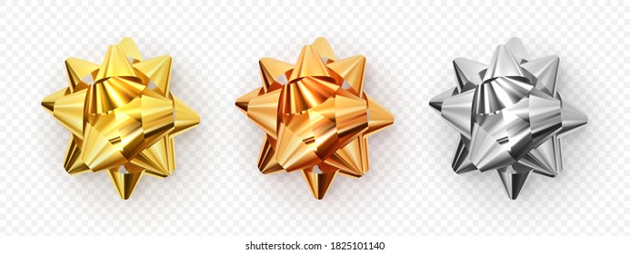 conjunto de ilustraciones vectoriales. arco decorativo de metal, sobre un fondo transparente, gráficos realistas.