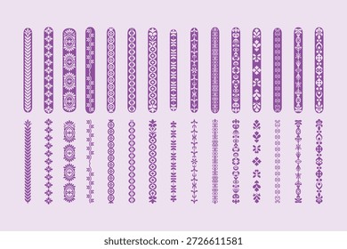 ilustração vetorial de um conjunto de pregos de metal design de arte