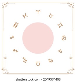 Vector illustration set of moon phases. Different stages of moonlight activity in vintage engraving style. Zodiac Signs, shining crystals, female hand