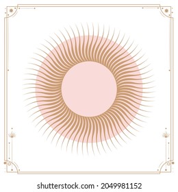 Vector illustration set of moon phases. Different stages of moonlight activity in vintage engraving style. Zodiac Signs, shining crystals