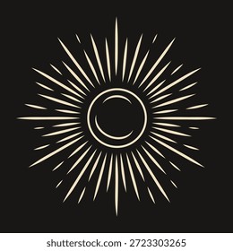Conjunto de ilustrações vetoriais das fases da lua. Diferentes estágios de atividade luar no estilo de gravura vintage. Sinais do Zodíaco	