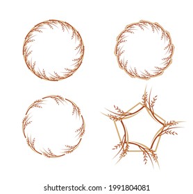 Un conjunto de ilustraciones vectoriales de la luz natural