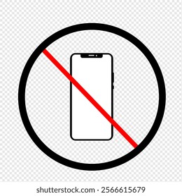 Vector illustration. Set of no phone call icons, No phone call sign, Call us. Simple icon set of ringing phone. Smartphone ringing. Phone sign. 