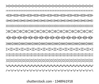 Set Vector Art Dividers Geometrical Style Stock Vector (Royalty Free ...