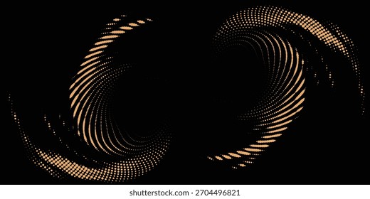 Vector illustration set of realistic gold glitter stardust splatter grunge texture background design. eps 10