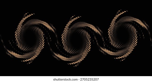 Conjunto de Ilustración vectorial de diseño de fondo realista de textura grunge de salpicadura de polvo de estrellas de brillo dorado. EPS 10