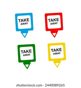 Vector illustration of set of realistic tags, tags and labels