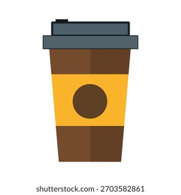 Vector illustration set of recycling paper bag, cardboard box, and trash can symbol icons