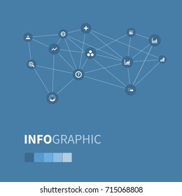 Vector Illustration Set Of Simple Analytics Icons. Elements Opposite, Plus, Line Chart And Other Synonyms Figure, Graphic And Line.