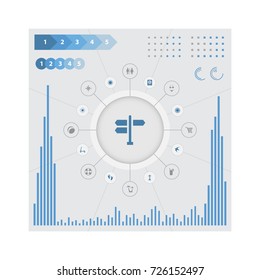 Vector Illustration Set Of Simple Beach Icons. Elements Beacon, Swallow, Hot And Other Synonyms Ball, Cart And Beach.