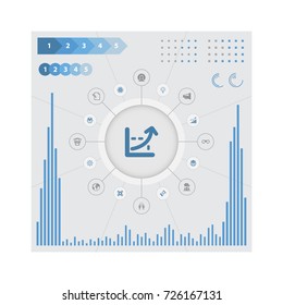 Vector Illustration Set Of Simple Business Icons. Elements Industry, Cash, Globe And Other Synonyms Businessman, Schedule And Advertising.