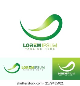 A vector Illustration set of Simple Ecology Symbol Logo Sign