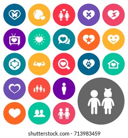 Vector Illustration Set Of Simple Wedding Icons. Elements Lesbian, Dialogue, Smiling Love And Other Synonyms Find, Lovers And Happy.