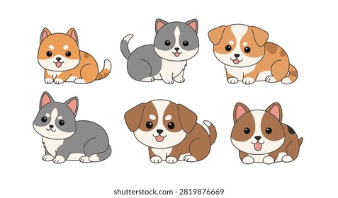 Vector illustration set six
