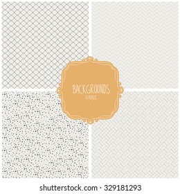 Vector illustration of a set of tags, labels with blank calligraphic frame in the center for you arts and design