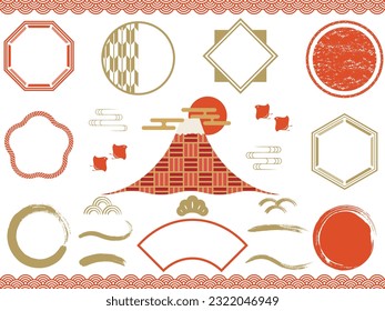Vector Illustration Set of Traditional Asian Celebrations