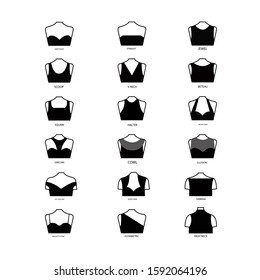 different neck styles for dresses