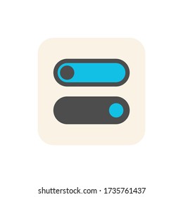 vector illustration Settings setup line icon