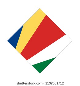 vector illustration of Seychelles flag
