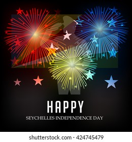 Vector illustration of Seychelles independence day.