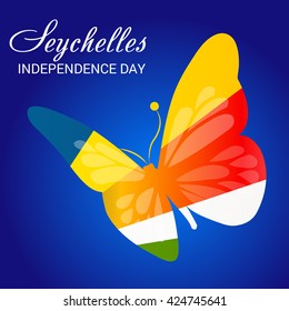 Vector illustration of Seychelles independence day.