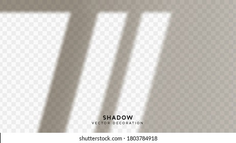 Vector illustration. Shadow overlay. Effect light transparent shadow. Realistic creating reflective effect illusions. Overlay for adding scene lighting to your images. Vector illustration.