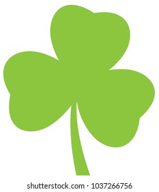 vector illustration of a shamrock icon St. Patrick day Irish symbol