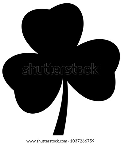 vector illustration of a shamrock icon St. Patrick day Irish symbol