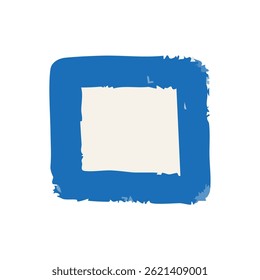 Ilustración vectorial Forma del elemento con estilo de pincel	