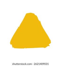 Vector illustration Shape emelent with brush style	