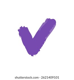 Vector illustration Shape emelent with brush style	