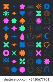 Vector illustration, shapes graphic design, abstract pattern