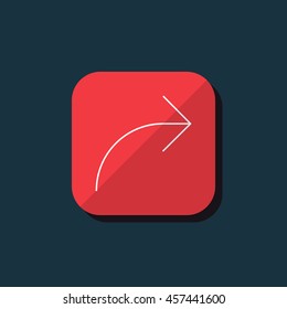 Vector illustration of share icon