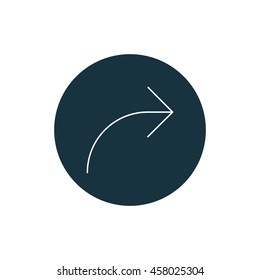 Vector illustration of share icon