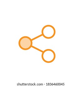 Ilustración del vector, plantilla de diseño de icono de recurso compartido