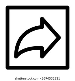 Ilustração vetorial, modelo de design de ícone compartilhado