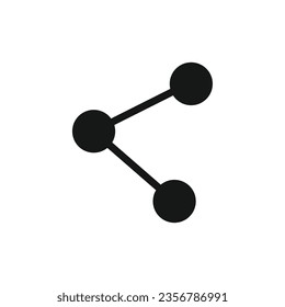 Ilustración vectorial del icono de recurso compartido sobre fondo blanco.