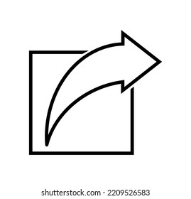 vector illustration of sharing icon on white background