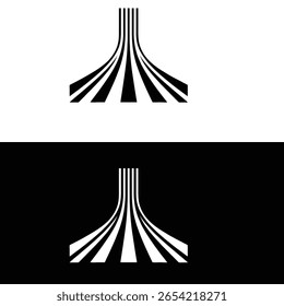 vector illustration of a shark lofo design