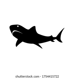 Vector illustration of shark. Perfect for t-shirt design, poster, banner, web-design etc