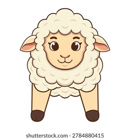 vector illustration of a sheep