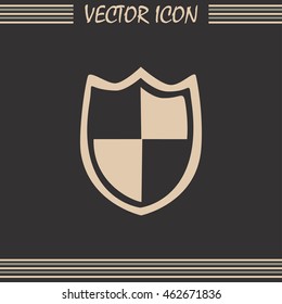  Vector illustration of a shield 