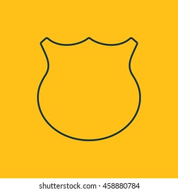 Vector illustration of shield icon