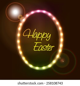 Vector illustration of Shiny Egg for Happy Easter.