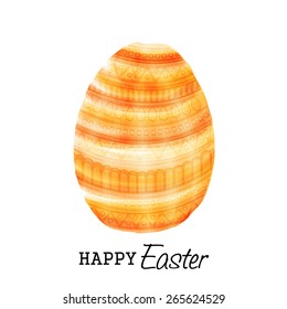 Vector illustration of shiny egg for Happy Easter.