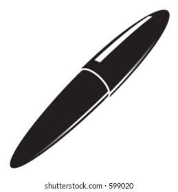 Vector illustration of a shiny pen part of a series - see my portfolio for others