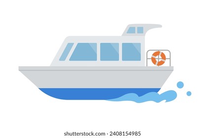 Vector illustration of a ship