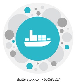 Vector Illustration Of Shipment Symbol On Shipment Icon. Premium Quality Isolated Ship  Element In Trendy Flat Style.
