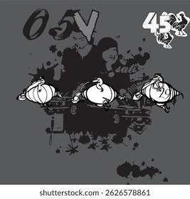 ilustração vetorial de uma camisa moda agradável