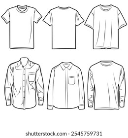 vector illustration of a shirt with transparent background 